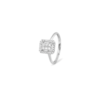 Anello Bliss Donna BL CARESSE in Oro bianco Diamante 0.19 Ct 20104805 - 20104805